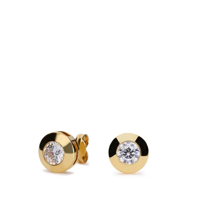 18k gold earrings