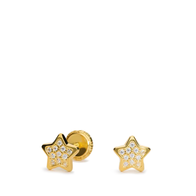 18k gold earrings