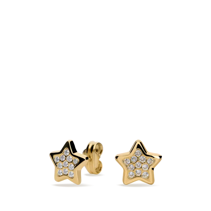 18k gold earrings