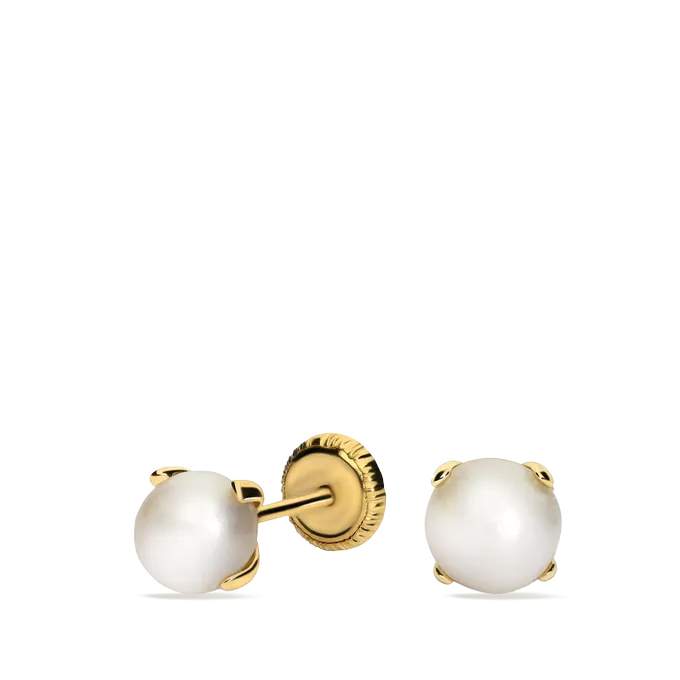 18k gold earrings