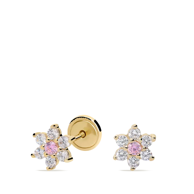 18k gold earrings