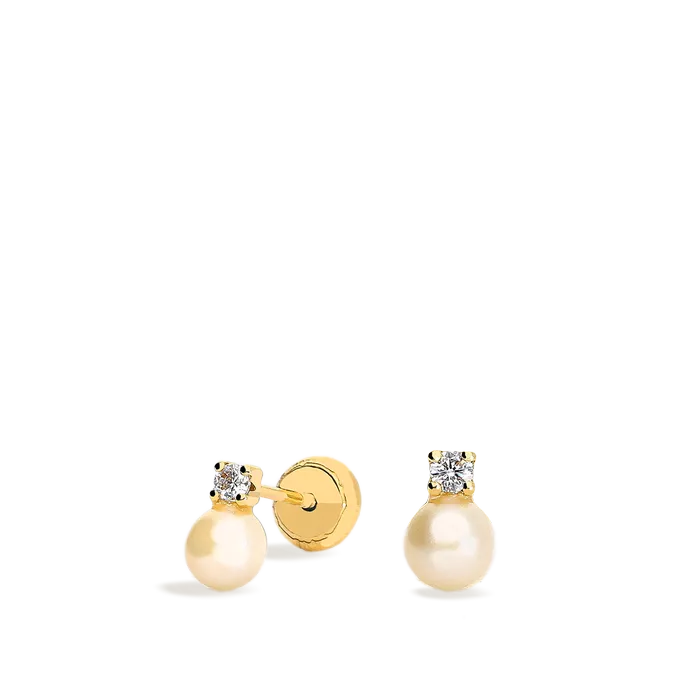 18k gold earrings