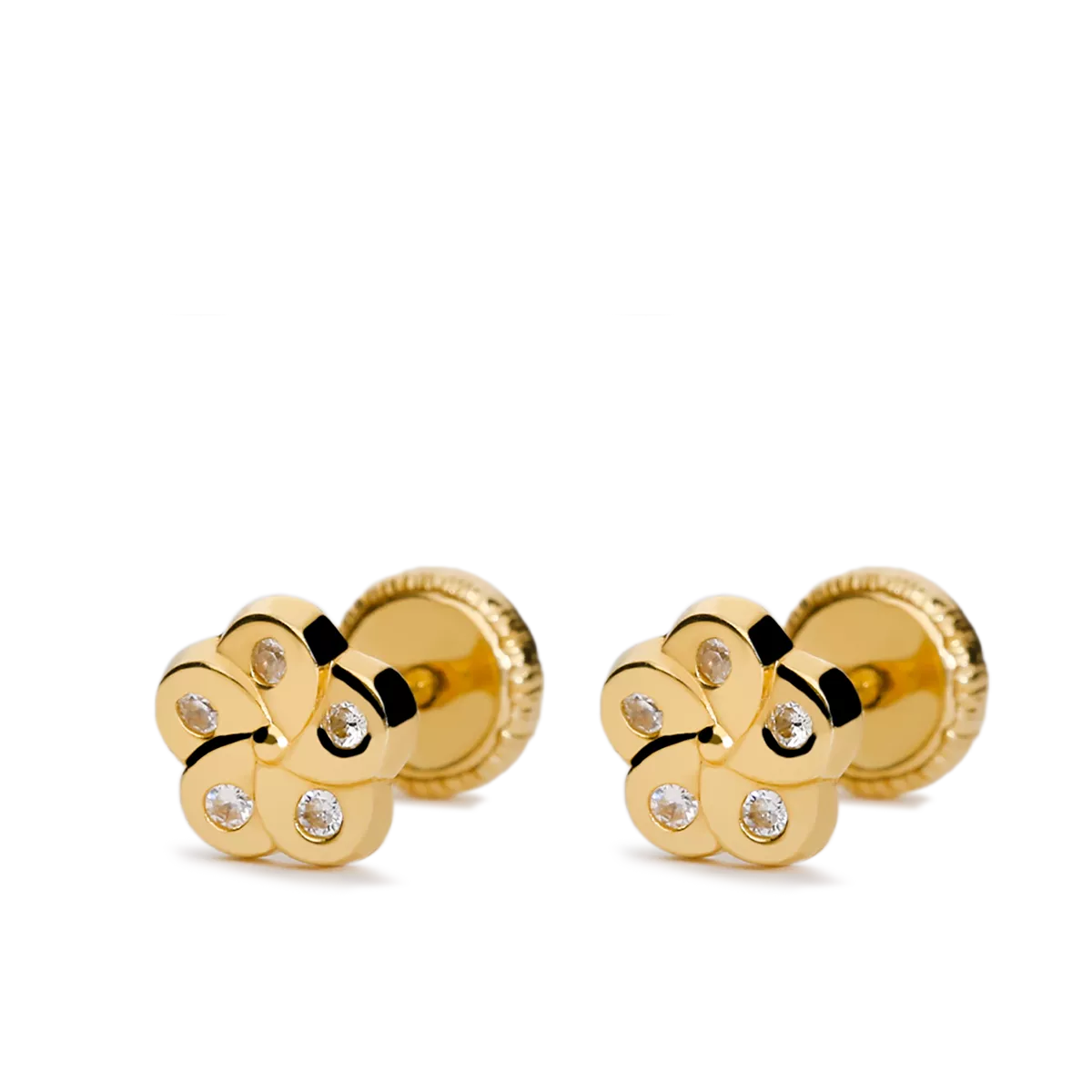 18k gold earrings