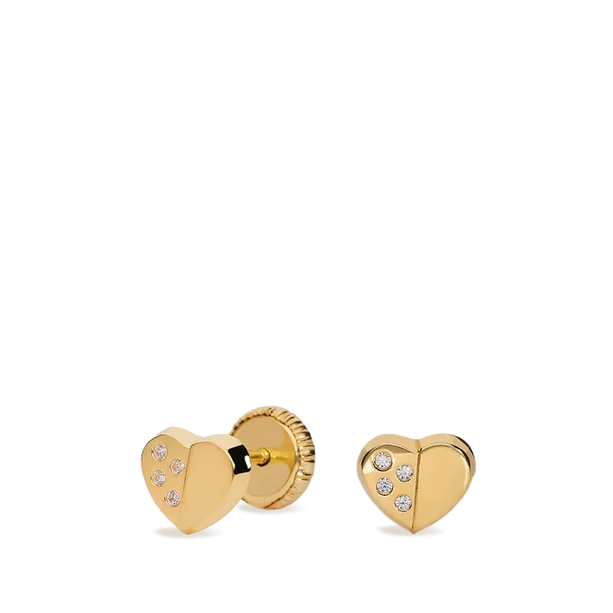 18k gold earrings