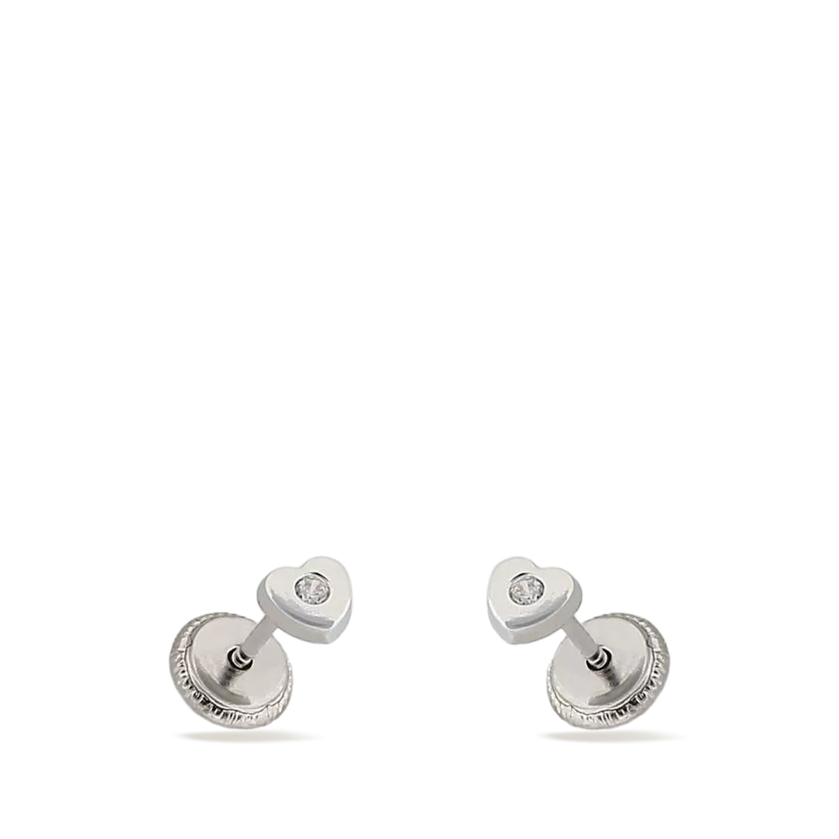 18k white gold earrings