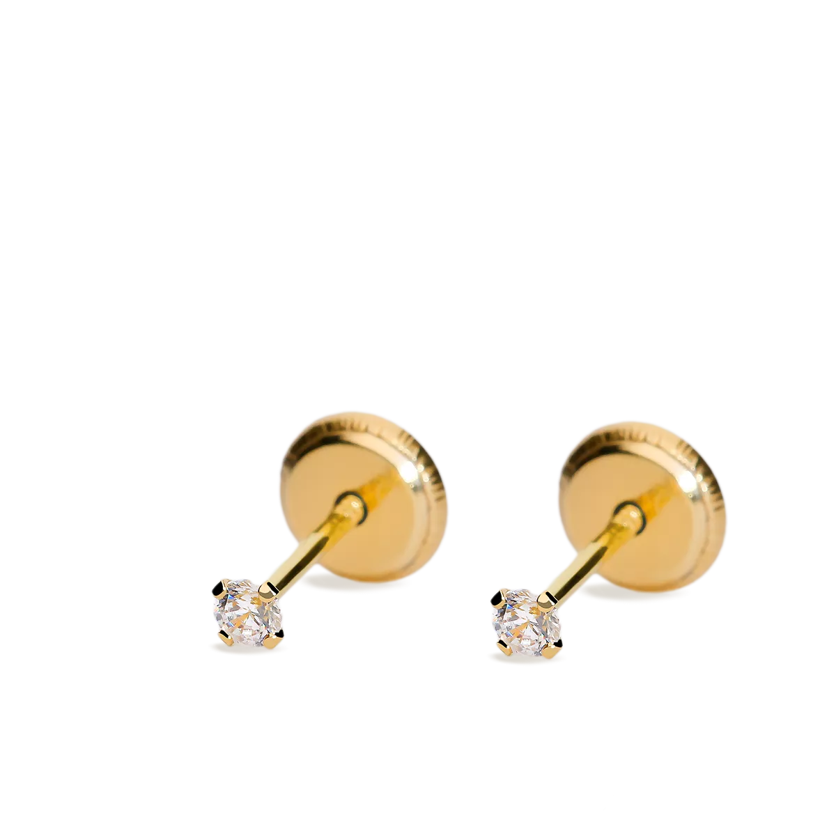 18k gold earrings