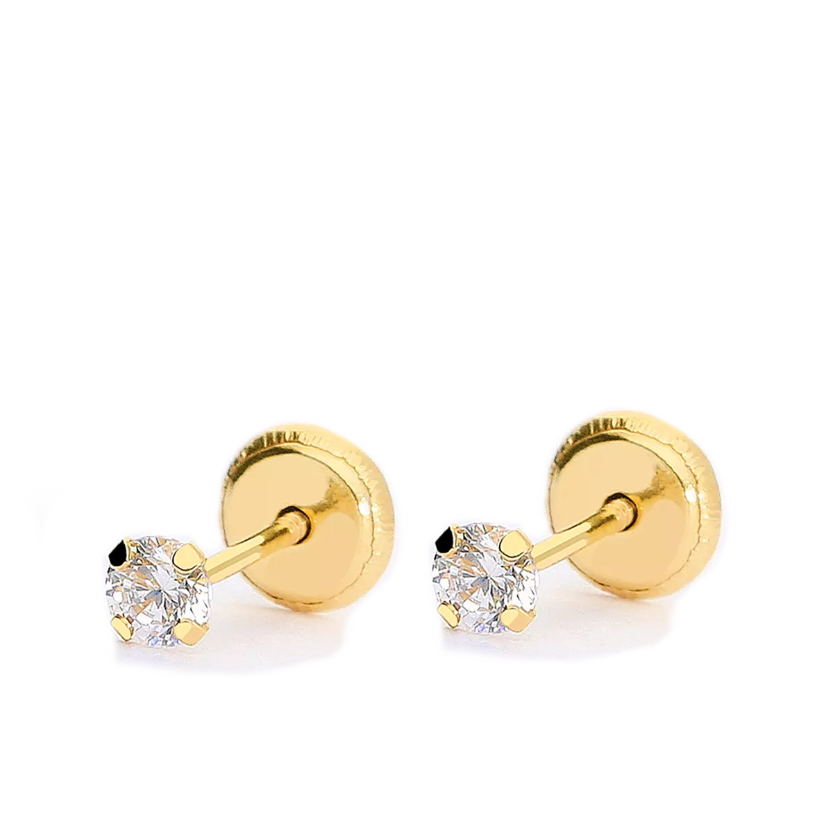 18k gold earrings