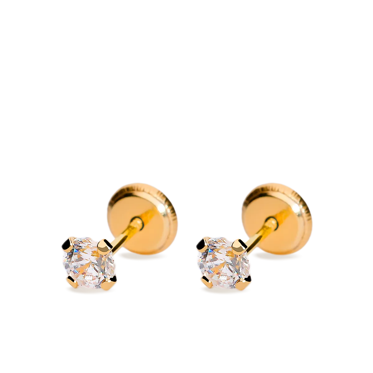 18k gold earrings