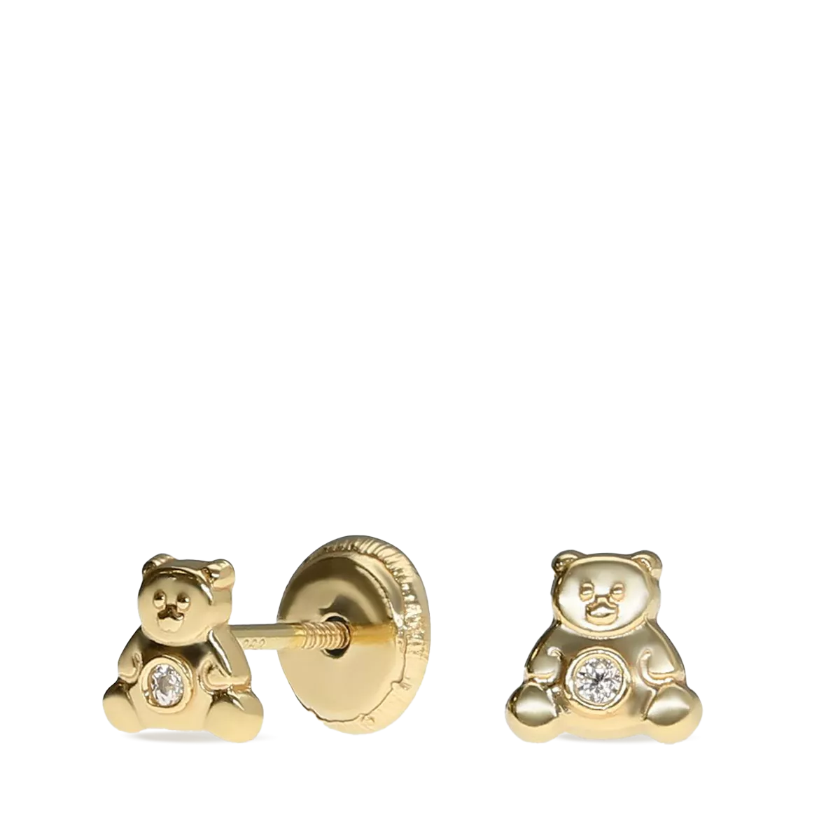 18k gold earrings