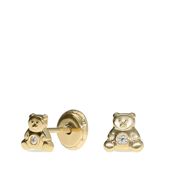 18k gold earrings