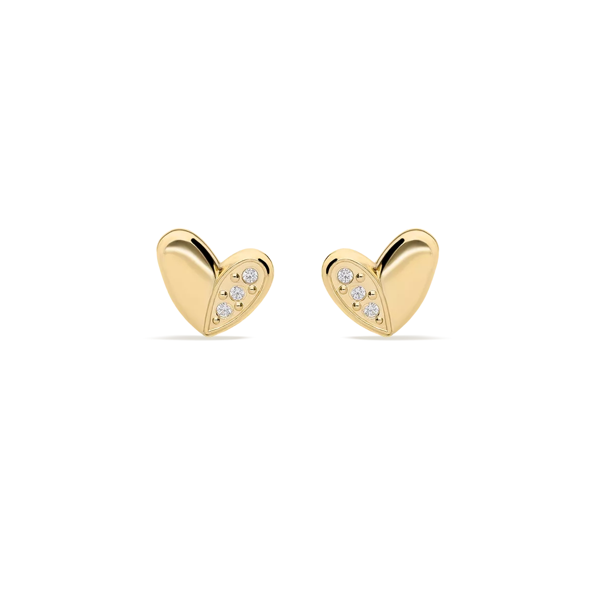 18k gold earrings