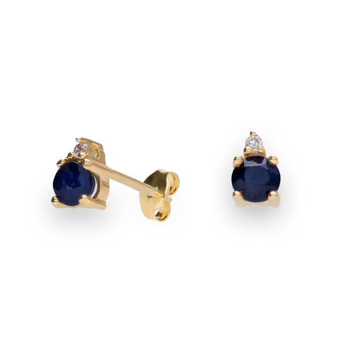 sapphire diamond earrings